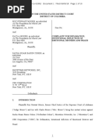 Roy Moore Lawsuit Against Comedian Sacha Baron Cohen