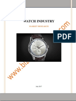 Watch Industry Market Research Report Summary