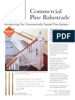 Commercial Pine Balustrade System Tested