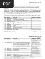 02-03-1995 -- Transcript of Meeting With Sheriff Lee Cannon (With Comments)