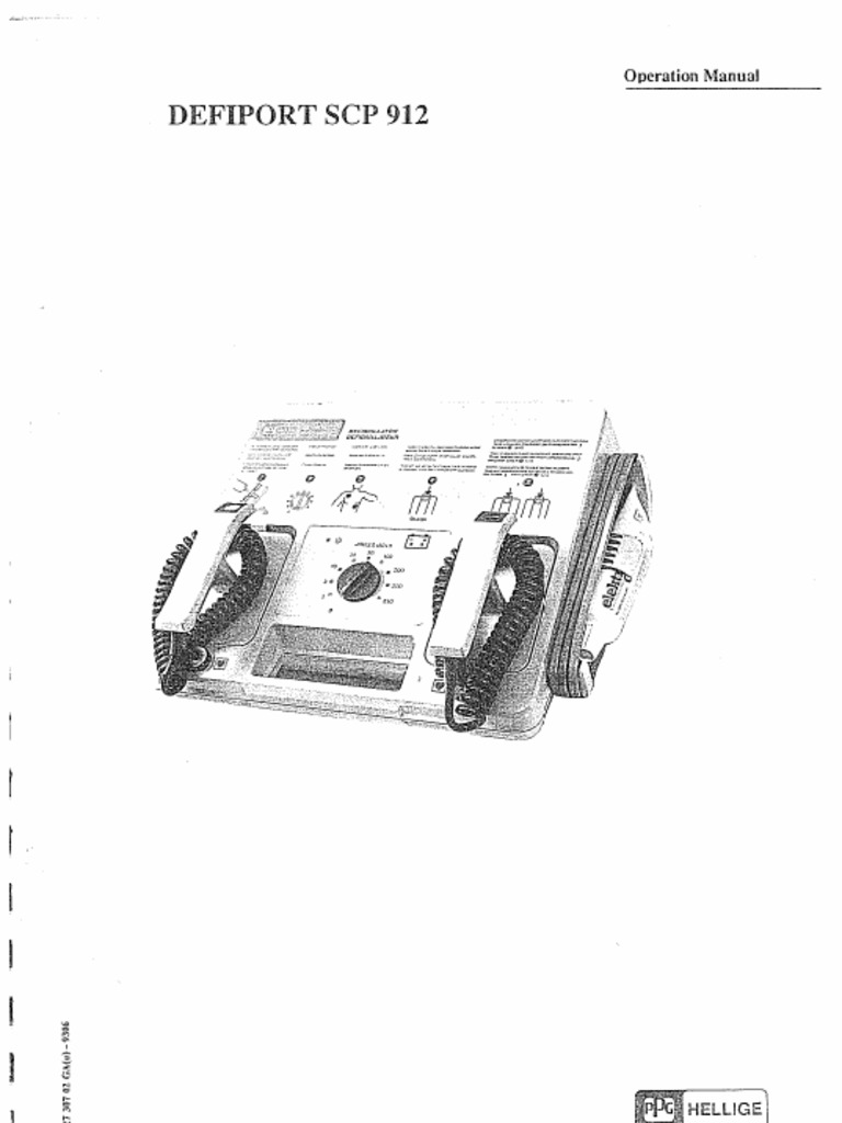Hellige Defiport SCP 912 - User Manual | PDF
