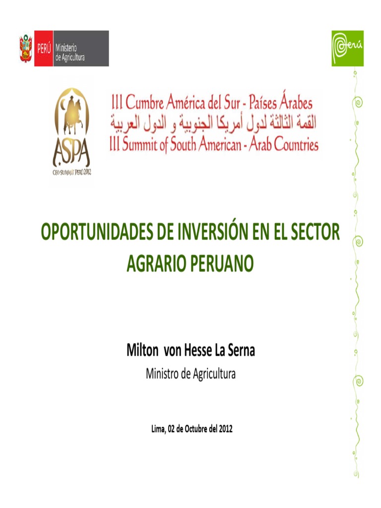 Aspa Oportunidades PDF | PDF | Perú | aduana