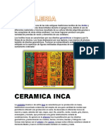 Ceramica Inca: Textil Incaico Andes