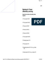 Torsen Differential Bearing Service Guide