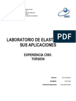 Informe de Laboratorio - Ensayo de Torsión