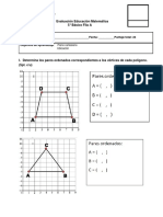 Evaluación matemática 5° básico