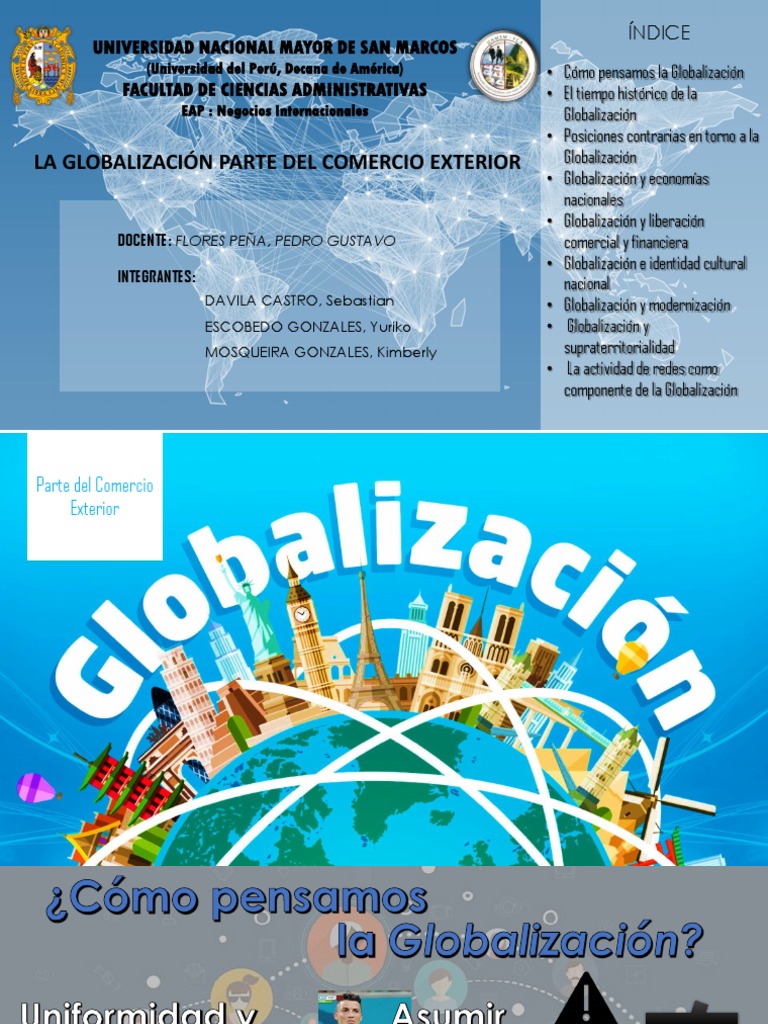 Globalizacion Parte Del Comercio Exterior Globalización