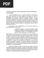 Treinamento esportivo