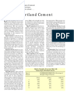 Concrete Construction Article PDF - Types of Portland Cement