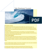 Contoh Teks Eksplanasi Tsunami