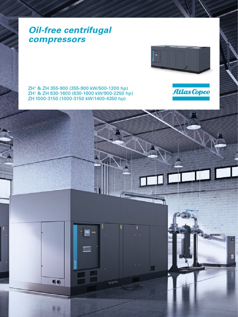 Oil Free Centrifugal Compressor Pdf Turbocharger Pump