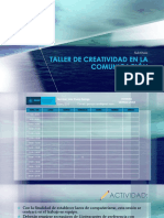 Taller de Creatividad en Comunicación-Lectura Esquivias-Locura