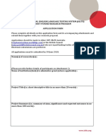 2018 Application Form PDF