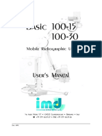 Siemens Basic 100 Mobile X-Ray - User Manual
