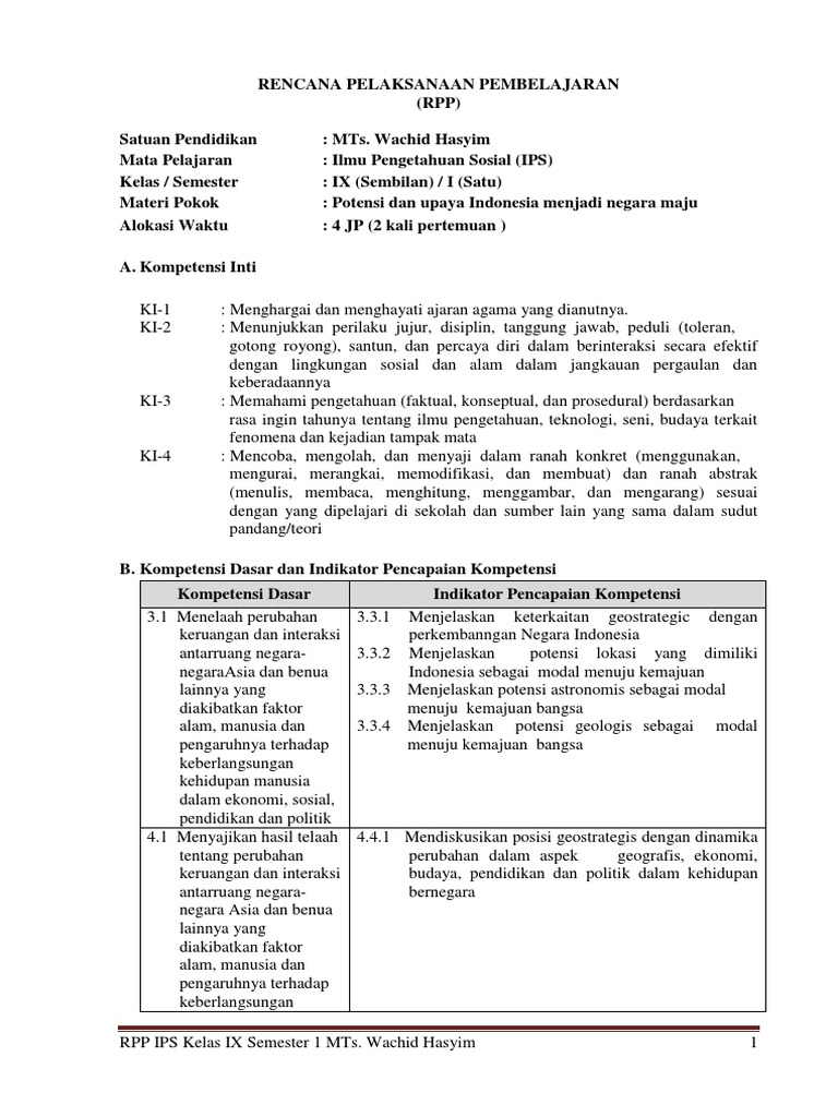 Contoh Soal Potensi Dan Upaya Indonesia Menjadi Negara