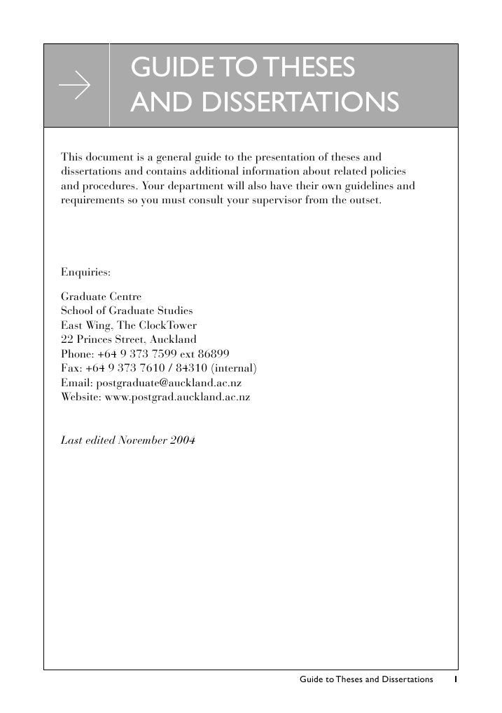 online dissertations and theses 2009