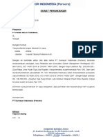 SURAT PENUNJUKAN PT PRIMA MULTI TERMINAL