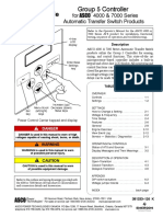 Asco 7000 Series Operators Manual Group 5 Controller