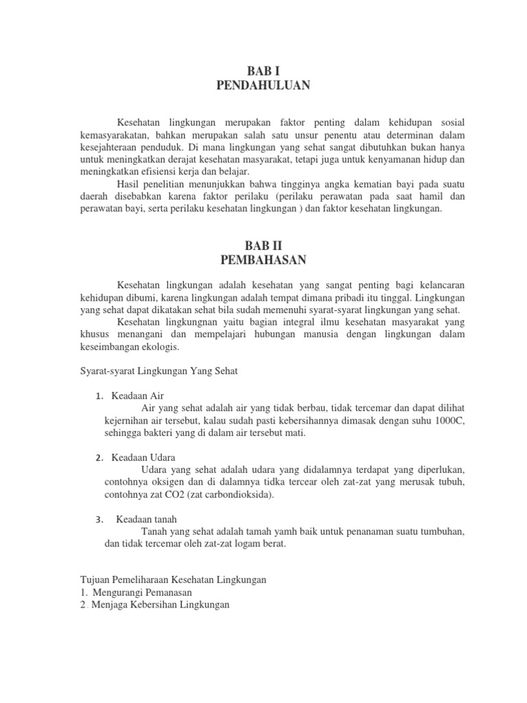 Contoh Makalah Kesehatan