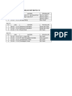 Jadwal