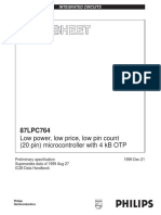 Low Power, Low Price, Low Pin Count (20 Pin) Microcontroller With 4 KB OTP