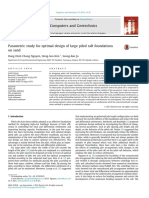 Parametric Study For Optimal Design of Large Piled Raft Foundations On Sand