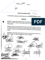 Proyecto de Resolución - Restitución del Fondo Sojero (Pinedo)