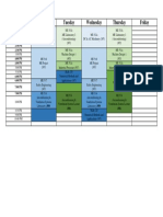 Schedule (1st Sem)