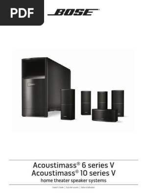 bose acoustimass 6v