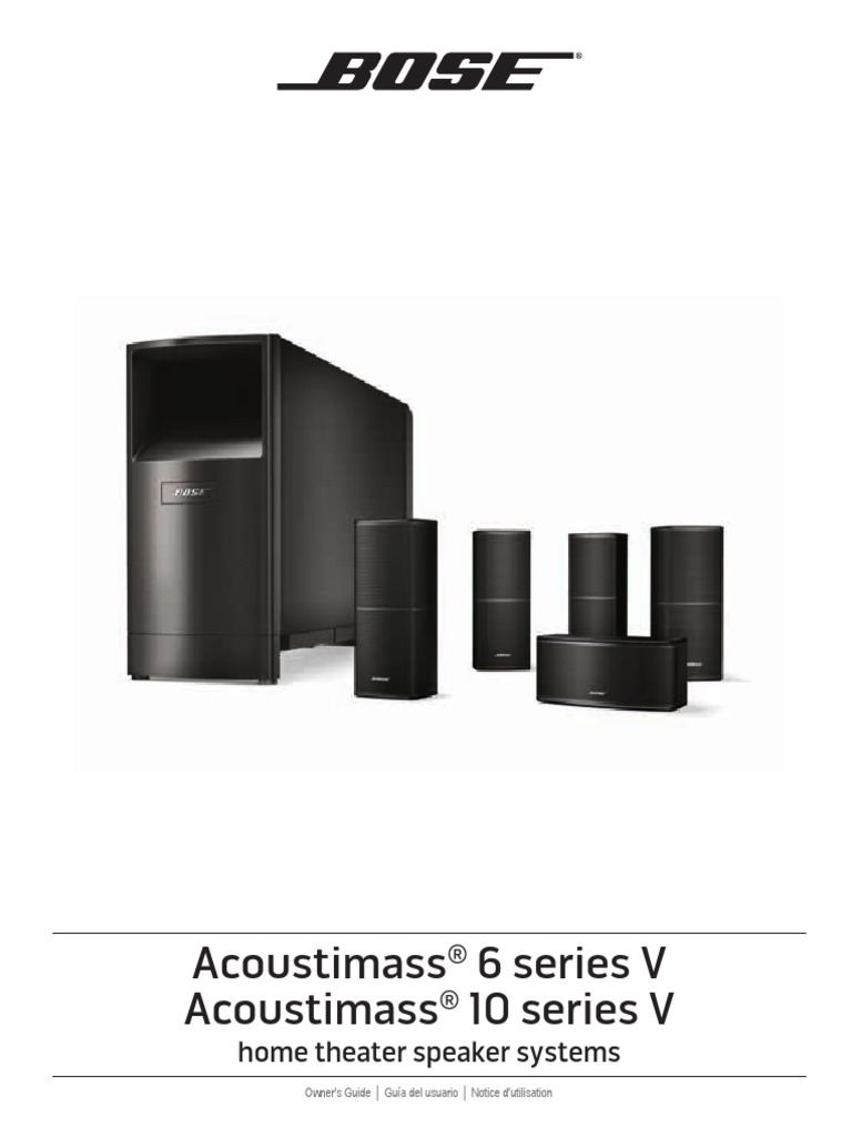 bose acoustimass 6v