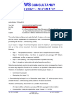 SWS - KF - WWTP3 - 0XX - 16 Method Statment For Commissioning