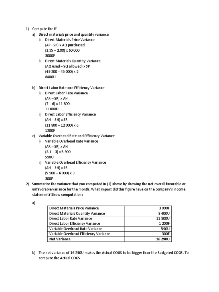 Net Variance 16 290U | PDF