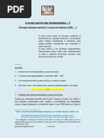 1809 - A Longa Marcha Das Desigualdades – 3 Portugal, Desastre Periférico e Pasto de Ladrões (1995- …)
