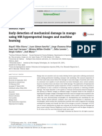 Early Detection of Mechanical Damage in Mango Using NIR Hyperspectral Images and Machine Learning