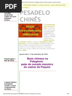 Pesadelo Chinês_ Base Chinesa Na Patagônia_ Peão de Ousada Manobra Do Xadrez de Pequim