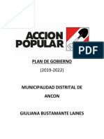 Plan de Gobierno Acción Popular Ancón