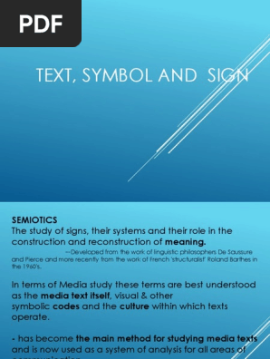 Text Symbols And Meanings