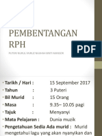 Pembentangan RPH Prka Muzk