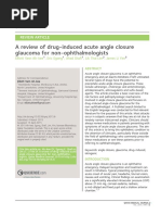 A Review of Drug-Induced Acute Angle Closure Glaucoma For Non-Ophthalmologists PDF