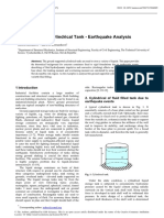 Liquid Storage Cylindrical Tank - Earthquake Analysis: CSCC 2017