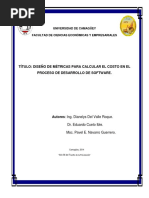 Estimacion de Costos de Desarrollo de Software PDF