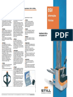 EGV Empilhadeira Elétrica com informações técnicas