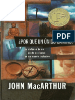 ¿Por Qué Un Único Camino - John Macarthur PDF