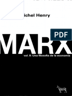 Henry, Michel Marx Vol. II_ Una filosofia de la economía