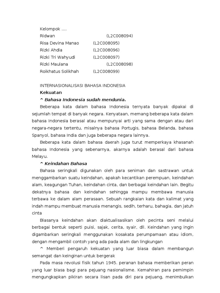 Tugas Analisa SWOT BILanjutin Za Ris Tugas Analisa SWOT BILanjutin Za Ris