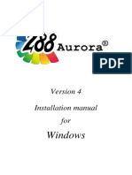 Installation Manual For: Windows