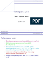 Pengkongruenan Linier-Sistem Perkongruenan Linier