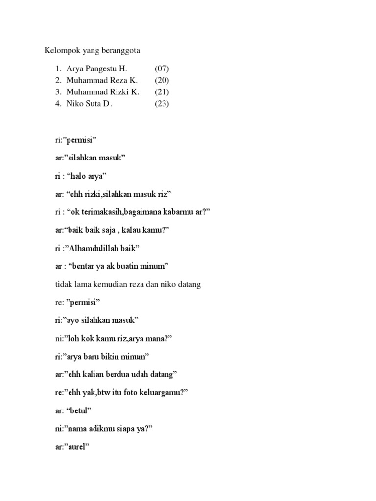 Percakapan Dalam Bahasa Mandarin Tentang Keluarga Pdf