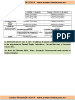 3er Grado - Dosificación Anual (2018-2019) - 2 PDF