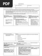 Lesson Plan Form: Understanding and Significance